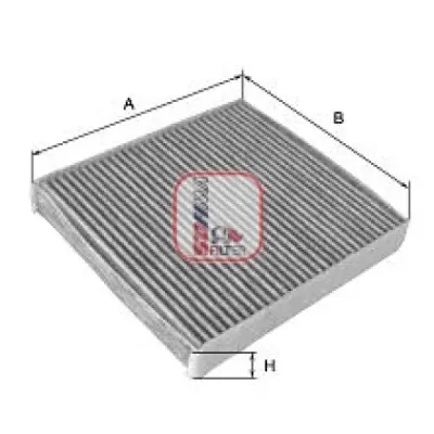 Filtru, aer habitaclu SOFIMA S 4221 CA