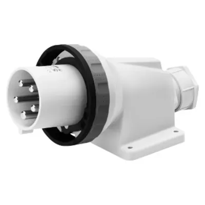 Stecher fisa industriala fixa 90° - IP67 - 3P+E 63A 480-500V 50/60HZ - BLACK - 7H - MANTLE TERMINAL