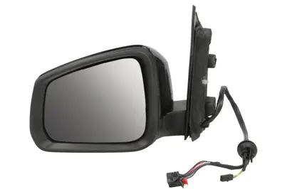Oglinda laterala stanga electric, convex, cu incalzire, asistenta banda, grund, rabatare electrica potrivit FORD TRANSIT TOURNEO CONNECT III; VW CADDY V 09.20