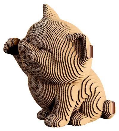 Puzzle 3D Cartonic din77 piese - Manechin pisoi