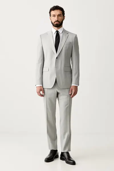 BOSS costum din două piese pentru bărbați din lână H-Huge-2Pcs-B1-263