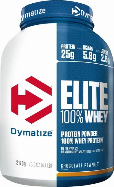 Elite 100% Whey, chocolate peanut, 2170 g, Dymatize