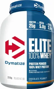 Elite 100% Whey, chocolate peanut, 2170 g, Dymatize