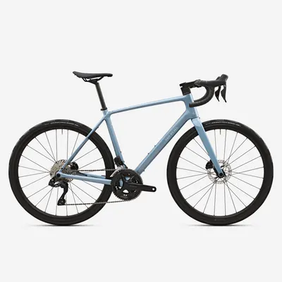 Bicicletă șosea Endurance Shimano 105 Di2, EDR CF ULTRA Albastru deschis