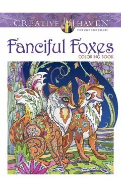 Creative Haven Fanciful Foxes Coloring Book