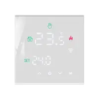 Termostat Wi-Fi pentru incalzirea termica pe gaz BeOk TGW60-WIFI-WPB alb