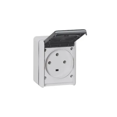 priza Plexo IP55 - 32 A - 3P+E 230 V~ - surface mounting - gri