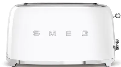 Toaster Smeg - TSF02WHEU, 1500W, 6 viteze, alb