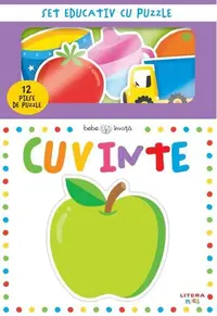 Bebe învaţă. Cuvinte. Set educativ cu puzzle - Hardcover - ***