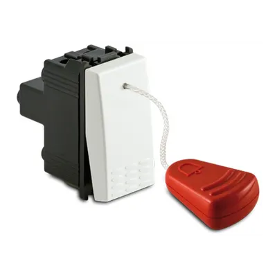 Buton tip 1P NA 16A 250V~, cu cablu 2.25m, alb