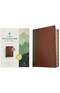 NLT Life Application Study Bible, Third Edition (Red Letter, Leatherlike, Brown/Tan, Indexed)