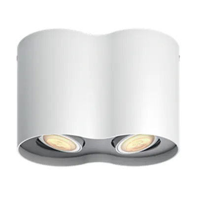 Spot LED aplicat Philips HUE Pillar Alb cu intrerupator dimabil
