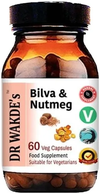 Bilva și Nucșoară indiană, 60 capsule, Dr Wakde's