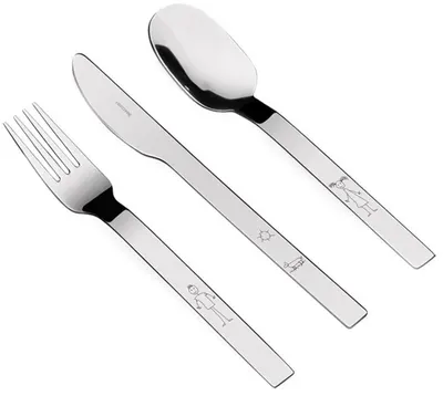 Set de masă pentru copii Herdmar - Turini, 3 piese, în cutie de lux