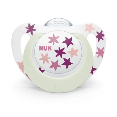 Suzeta silicon Nuk Star Night 6-18 luni