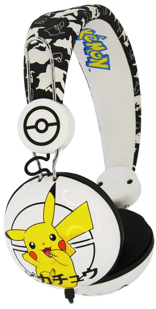 Căști pentru copii OTL Technologies - Pikachu Japanese, albe