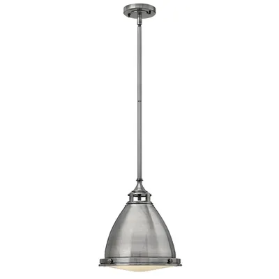 Lampa suspendata Amelia 1 Light Medium Pendant – Polished Antique Nickel