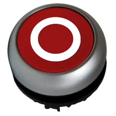 Buton comanda iluminat scund cu revenire rosu 0