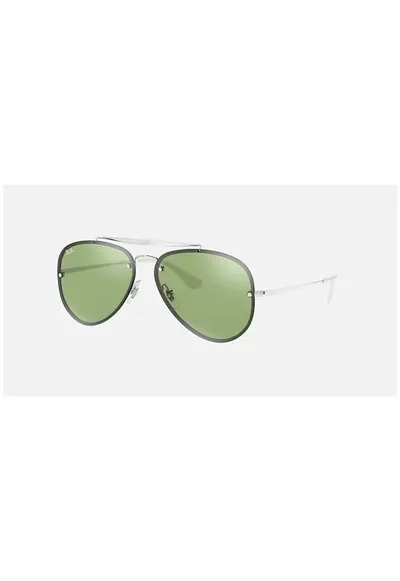 Ochelari de soare aviator - Negru/Argintiu