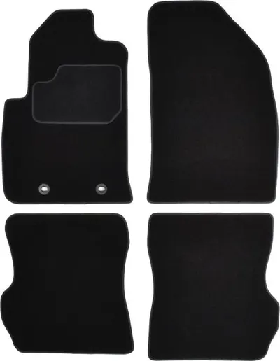 Covorase auto (set, velur, 4 bucati, culoare negru) FORD FUSION intre 2002-2012