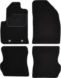 Covorase auto (set, velur, 4 bucati, culoare negru) FORD FUSION intre 2002-2012