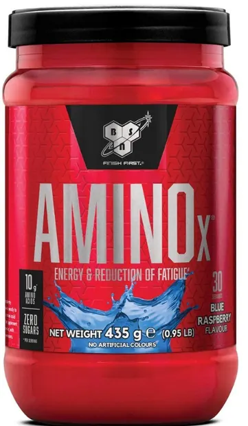 Amino X, zmeură albastră, 435 g, BSN