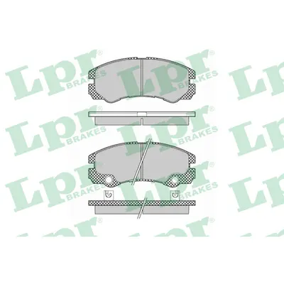 Set placute frana, frana disc LPR 05P1353