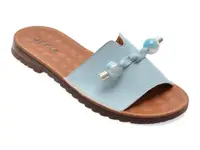 Papuci GRYXX albastri, 70448, din piele naturala