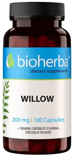 Willow, 200 mg, 100 capsule, Bioherba
