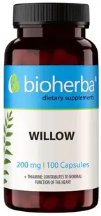 Willow, 200 mg, 100 capsule, Bioherba