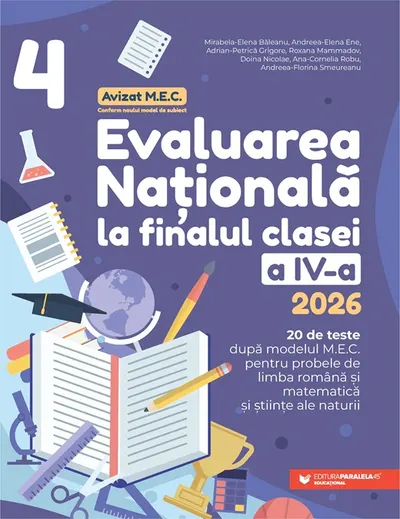 Evaluarea Națională 2026. Clasa a IV-a. Limba română. Matematică