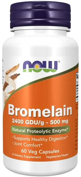 Bromelain, 500 mg, 60 capsule, Now