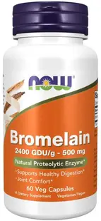 Bromelain, 500 mg, 60 capsule, Now