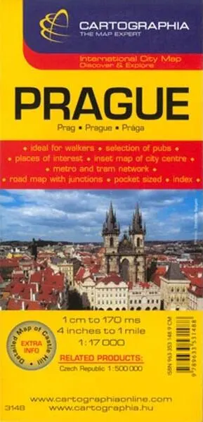 Hartă rutieră Praga - Paperback - ***