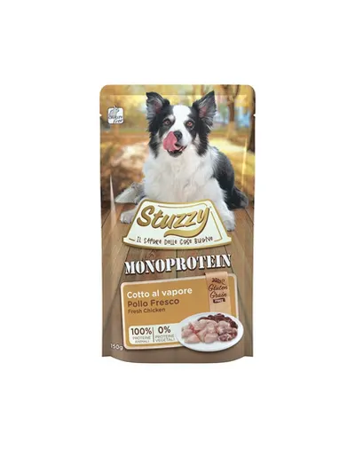 STUZZY Dog Monoprotein hrană hipoalergenică pentru câini, cu pui 150 g