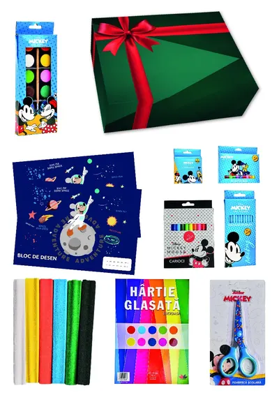 Cutia prescolarului consumabile Mickey