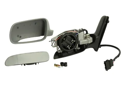 Oglinda stanga potrivit SEAT ALHAMBRA; VW SHARAN 1995-2001 - electrica, asferic, incalzita, grunduita