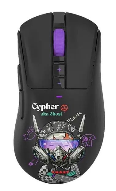 Mouse de gaming A4Tech - Bloody R73 Pro Cypher Ghost, optic, wireless, negru