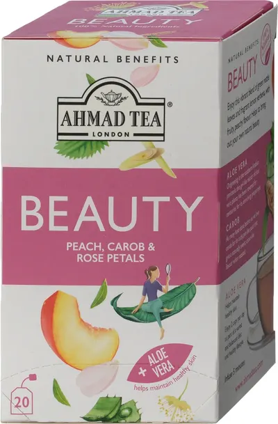 Ceai de fructe Beauty, 20 pliculețe, Ahmad Tea
