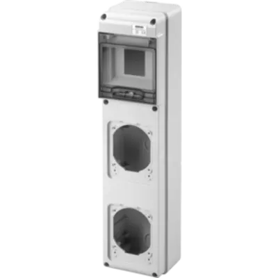 Organizator de santier Q-DIN 5 MODULE - 2 FLANSE IEC 309 16 / 32A IP44 / 67 - IP65