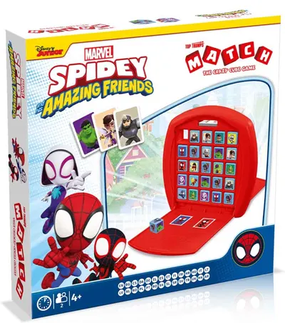 Joc de cărți și zaruri Top Trumps Match - Spidey and his amazing friends