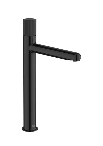 Baterie lavoar Roca NU A5A3C3FCN0, XL, 308 mm, lucios, Negru titan