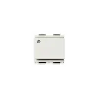 Intrerupator simplu 2 module Vimar (Idea) iluminabil alb