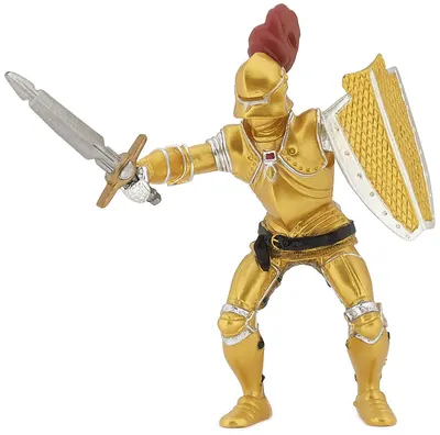 Figurina Papo The Medieval Era – Cavaler cu armura aurie