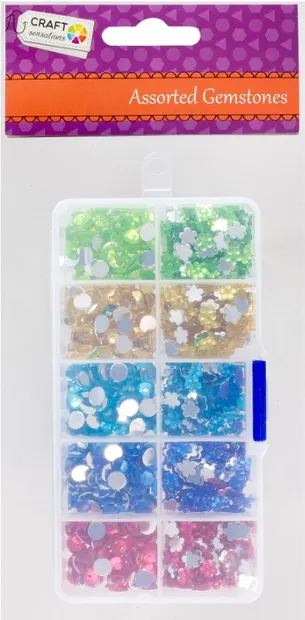Set creativ Grafix Craft Sensations - pietre, 10 modele, într-o cutie