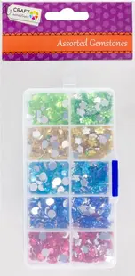 Set creativ Grafix Craft Sensations - pietre, 10 modele, într-o cutie