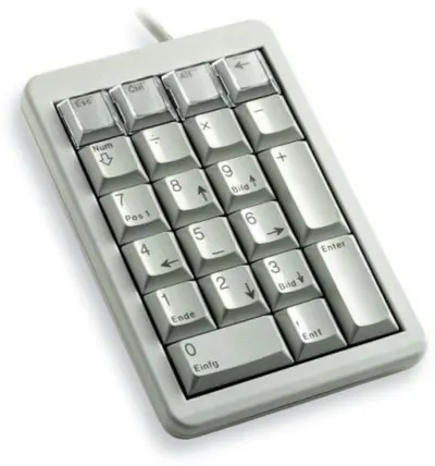 Tastatura mecanica Cherry - G84-4700, numerica, ML, gri