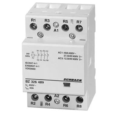 Contactor modular 40A 4NI 24VAC 3UH