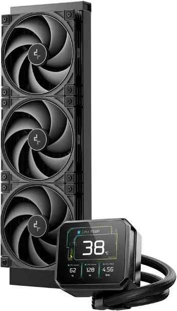 Cooler lichid DeepCool – Spartacus 360, 3x 120 mm, 3.4'', negru