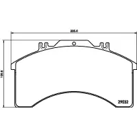 Set placute frana, frana disc TEXTAR 2903203